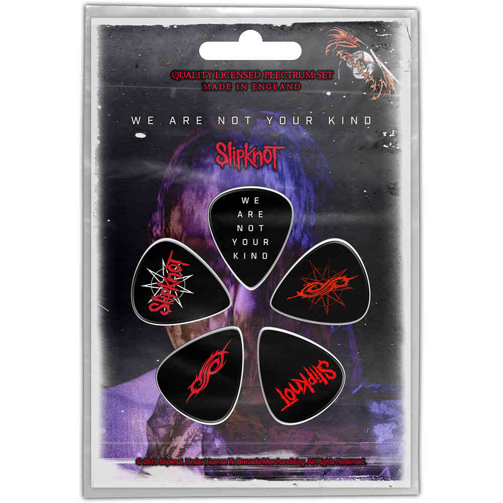 Slipknot - We Are Not Your Kind Plectre - Lot de 5 - Multicolore